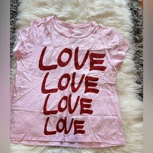 Pink LOVE Graphic Tee